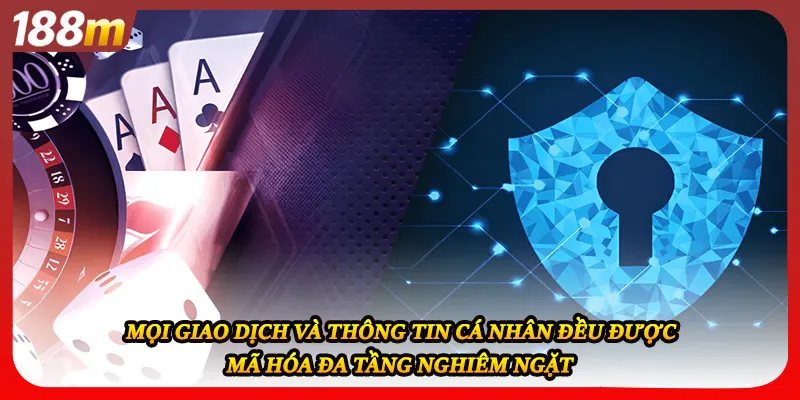 Mọi giao dịch và thông tin cá nhân đều được mã hóa đa tầng nghiêm ngặt